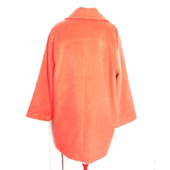Vince Camuto Womens Coat Size Large Vermilion Red J8441W - Picture 3 of 4